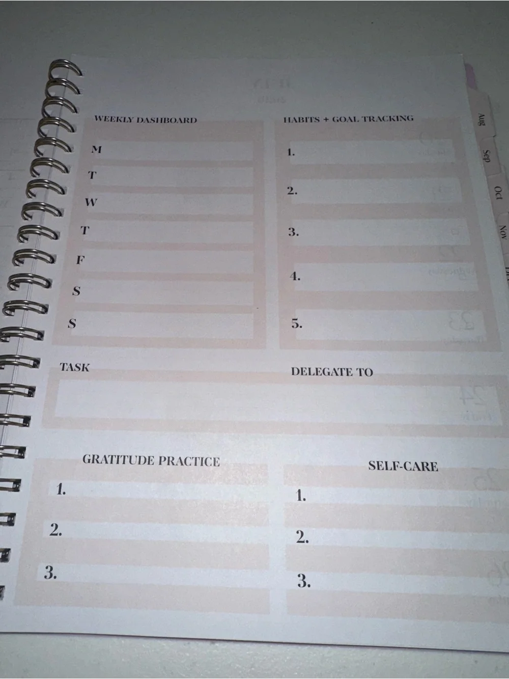 bossbabe Floral 15-Month Planner - Pink & Purple
